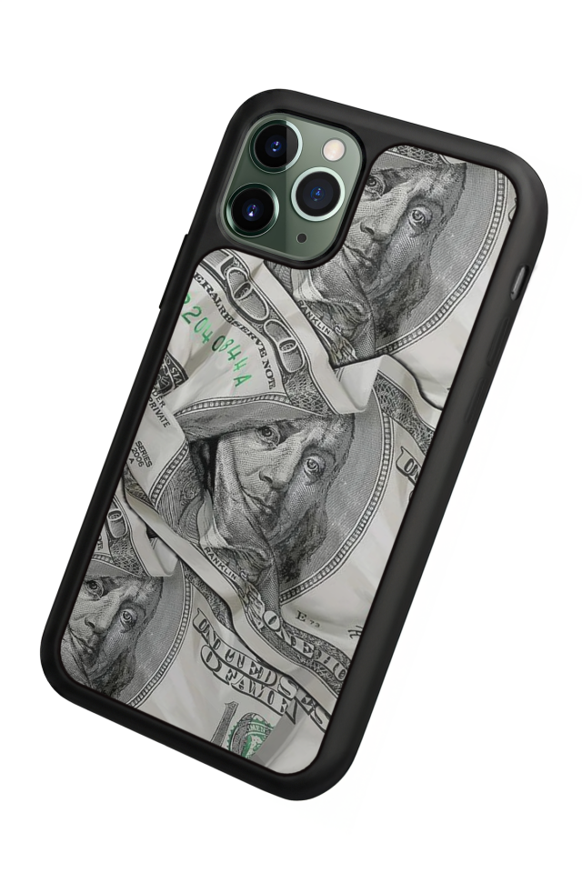 iPhone 11 Pro Max Uyumlu Money Para Tasarımlı Glossy Premium Kılıf