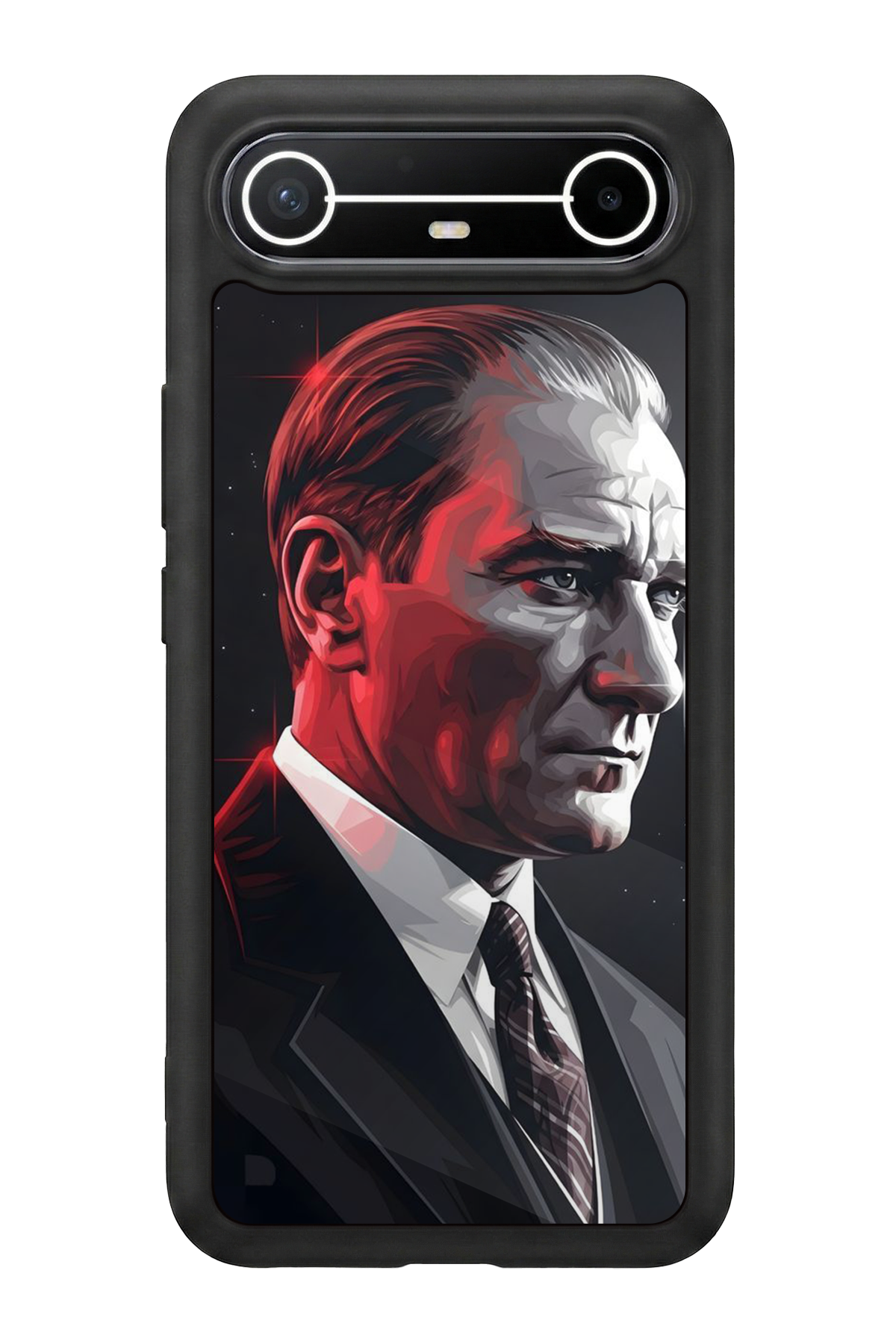 Tecno Spark Slim 5G Uyumlu Mustafa Kemal Ataturk Tasarımlı Glossy Premium Kılıf