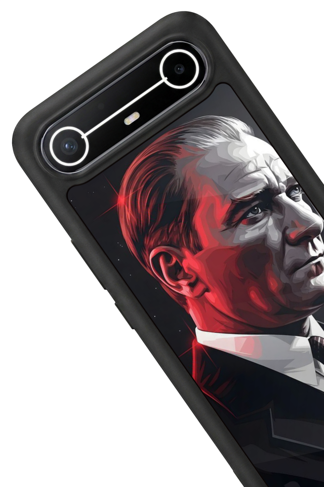Tecno Spark Slim 5G Uyumlu Mustafa Kemal Ataturk Tasarımlı Glossy Premium Kılıf