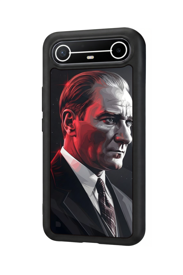 Tecno Spark Slim 5G Uyumlu Mustafa Kemal Ataturk Tasarımlı Glossy Premium Kılıf