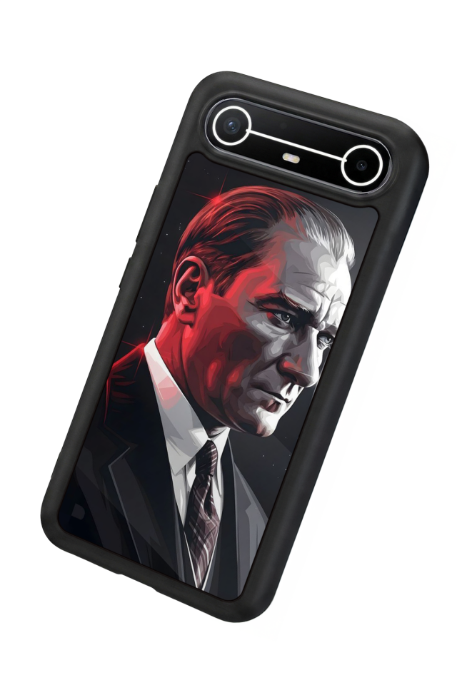 Tecno Spark Slim 5G Uyumlu Mustafa Kemal Ataturk Tasarımlı Glossy Premium Kılıf
