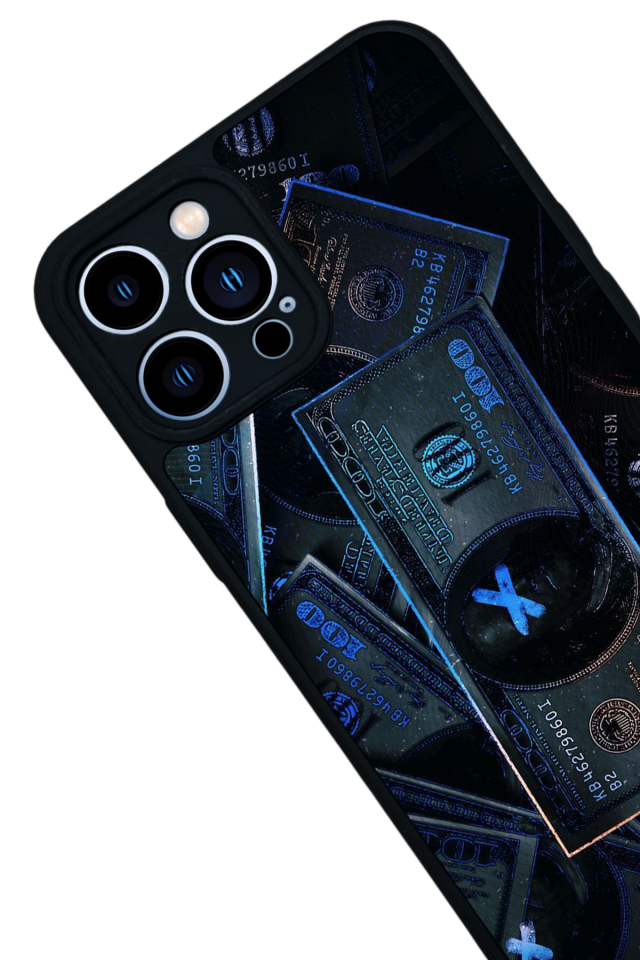 iPhone 13 Pro Max Uyumlu Para Tasarımlı Glossy Premium Kılıf