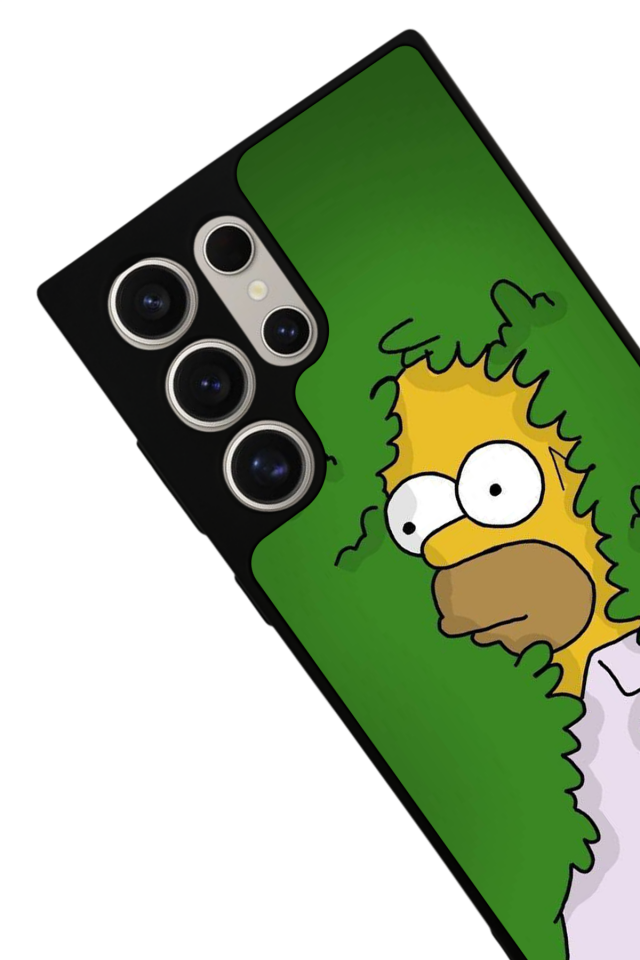 Samsung Galaxy S22 Ultra Uyumlu The Simpsons Tasarımlı Glossy Premium Kılıf