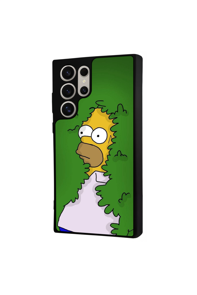Samsung Galaxy S22 Ultra Uyumlu The Simpsons Tasarımlı Glossy Premium Kılıf