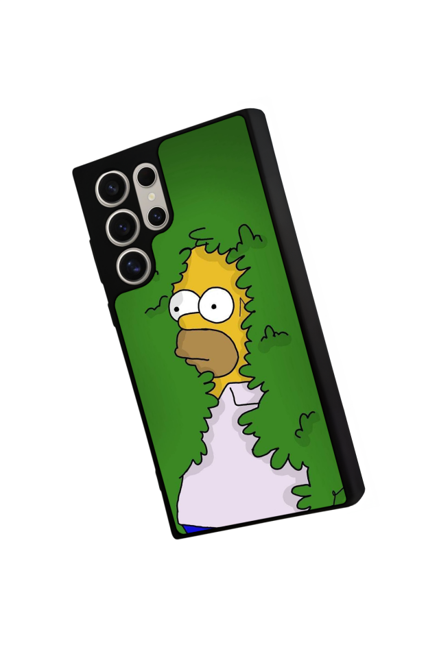 Samsung Galaxy S22 Ultra Uyumlu The Simpsons Tasarımlı Glossy Premium Kılıf