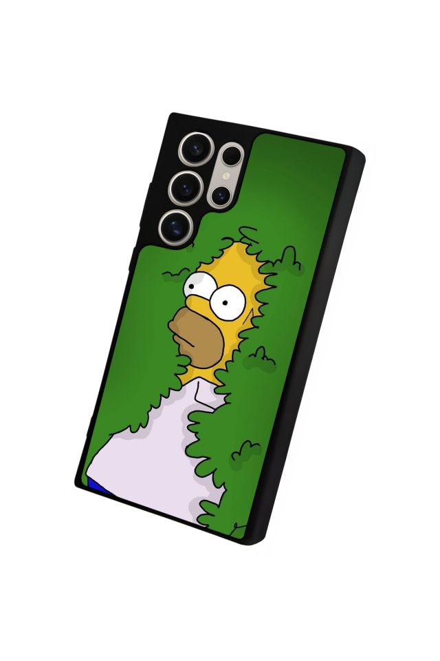Samsung Galaxy S22 Ultra Uyumlu The Simpsons Tasarımlı Glossy Premium Kılıf