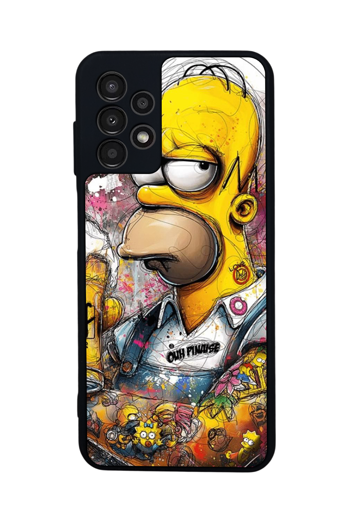 Samsung Galaxy A23 Uyumlu The Simpsons Tasarımlı Glossy Premium Kılıf