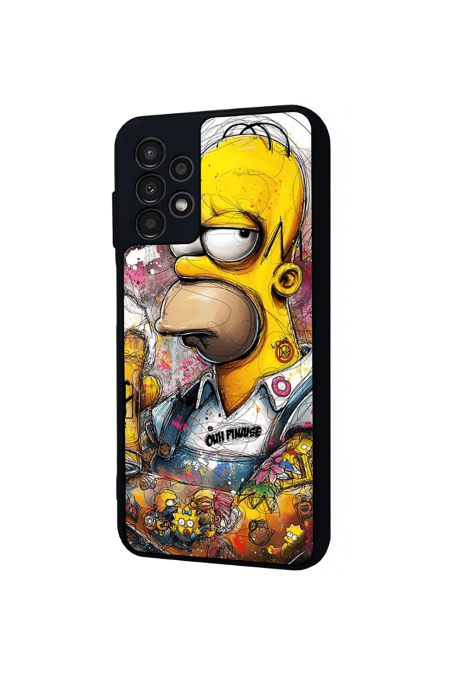 Samsung Galaxy A23 Uyumlu The Simpsons Tasarımlı Glossy Premium Kılıf