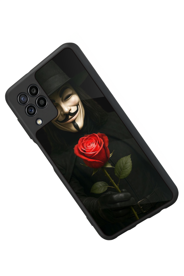 Samsung Galaxy M22 Uyumlu Vendetta Tasarımlı Glossy Premium Kılıf