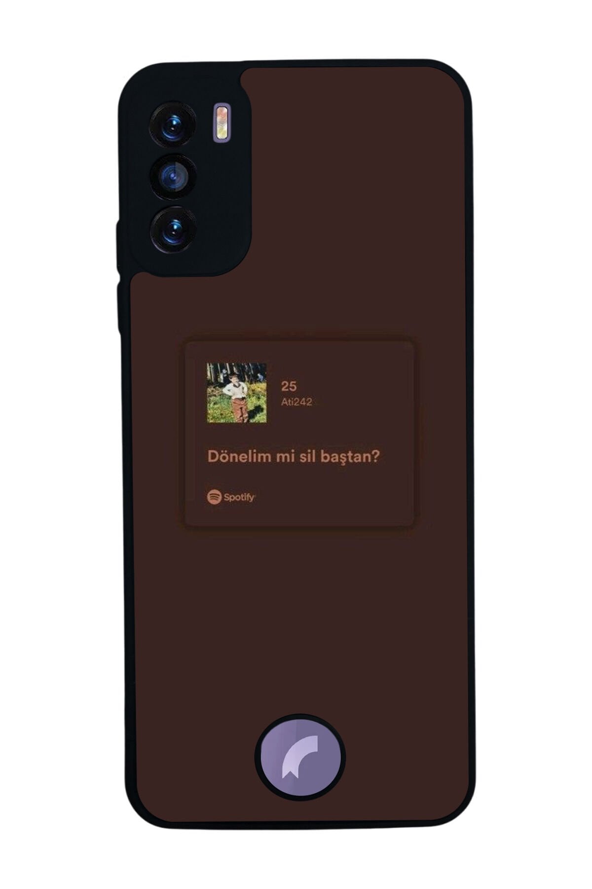 Reeder S19 Max Pro S Uyumlu Sarki Sozleri Tasarımlı Glossy Premium Kılıf