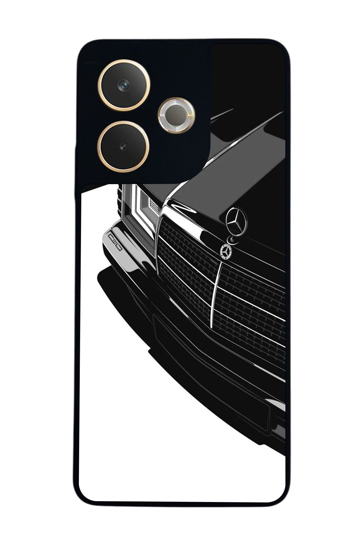 Oppo A5 Pro Uyumlu Mercedes Tasarımlı Glossy Premium Kılıf