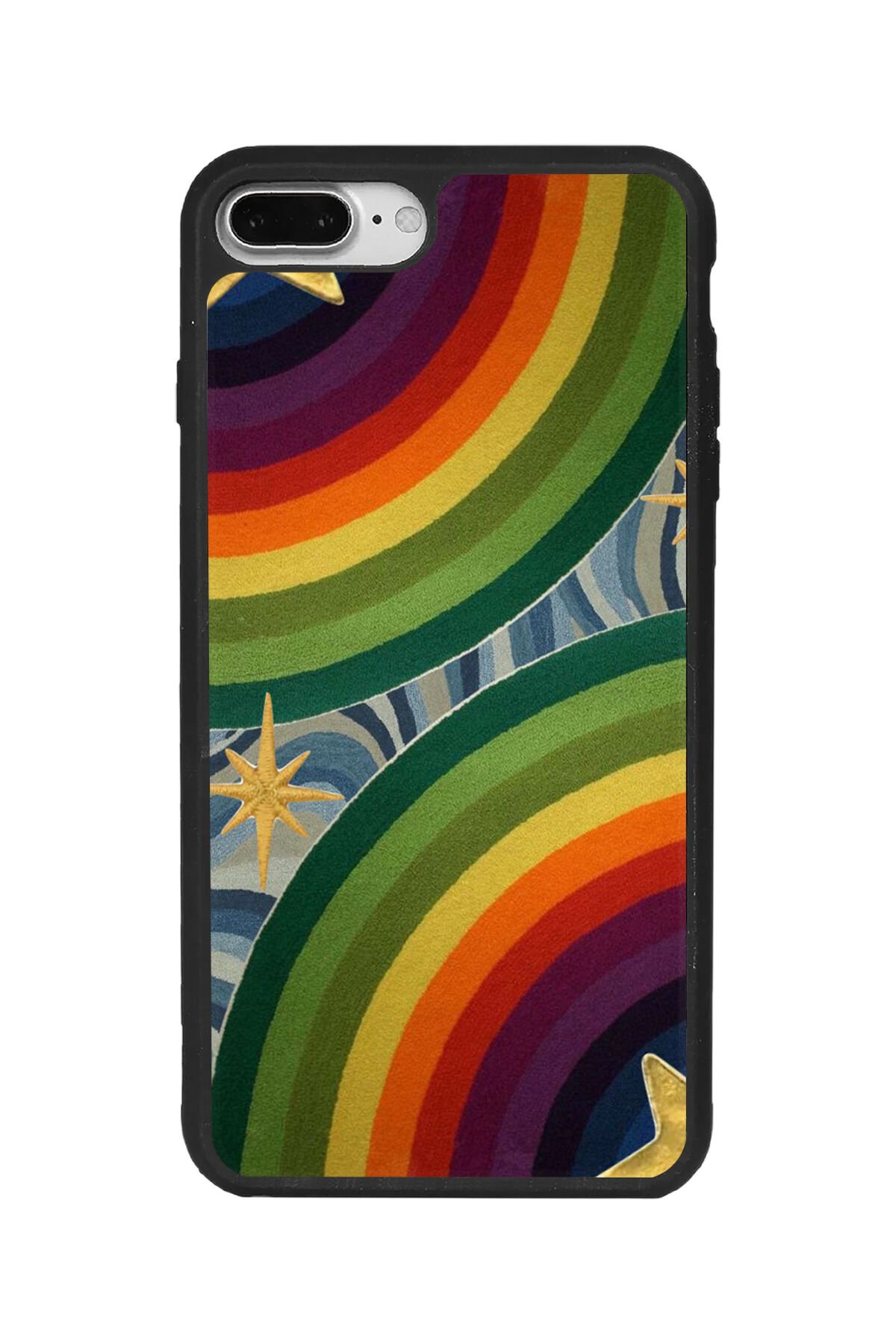 Apple iPhone 7 Plus Siyah Silikon Kılıf Çiziklere ve Darbelere Karşı Koruma