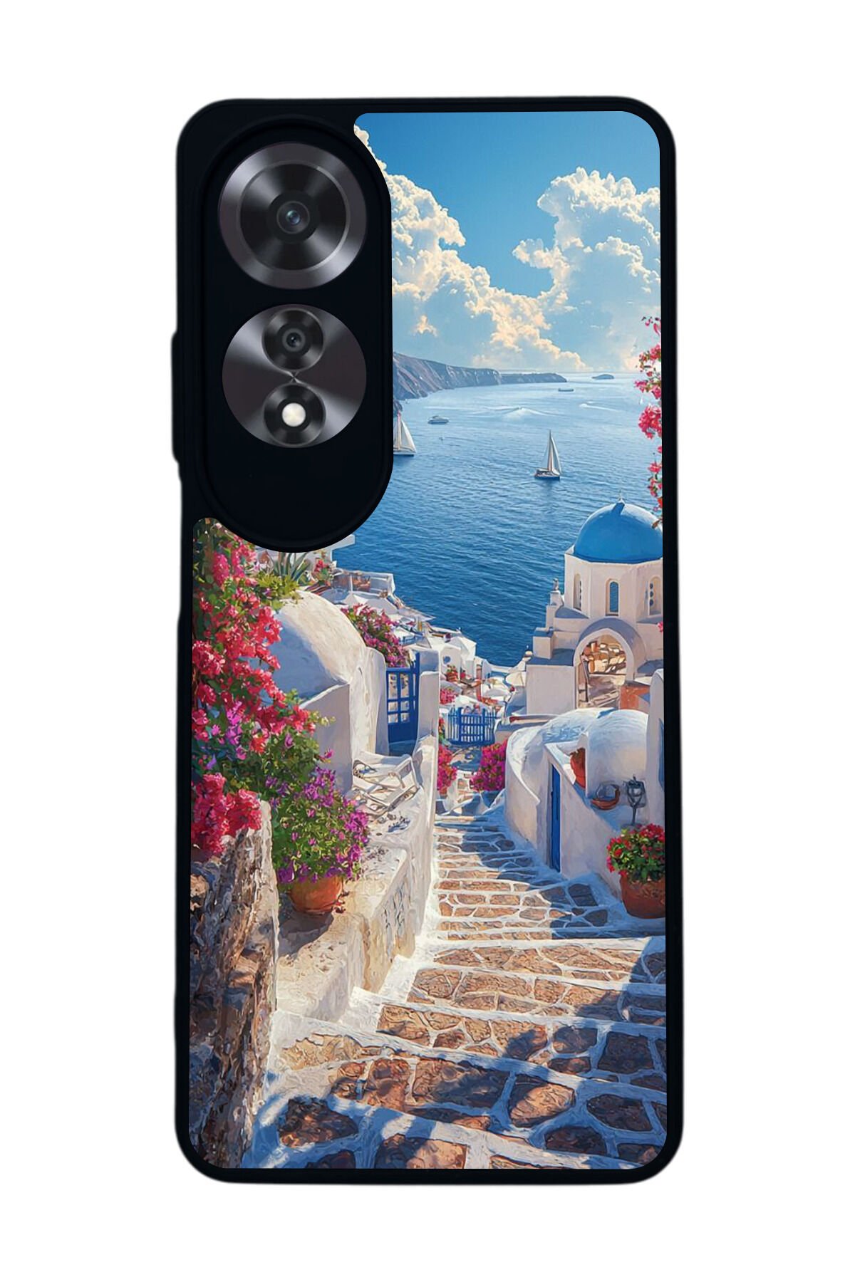 Oppo A60 Mat Siyah uyumlu Kılıf – Yumuşak Silikon, Koruyucu, Şok Emici Kapak