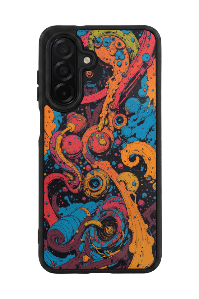 Samsung Galaxy A56 Uyumlu Abstract Tasarımlı Glossy Premium Kılıf