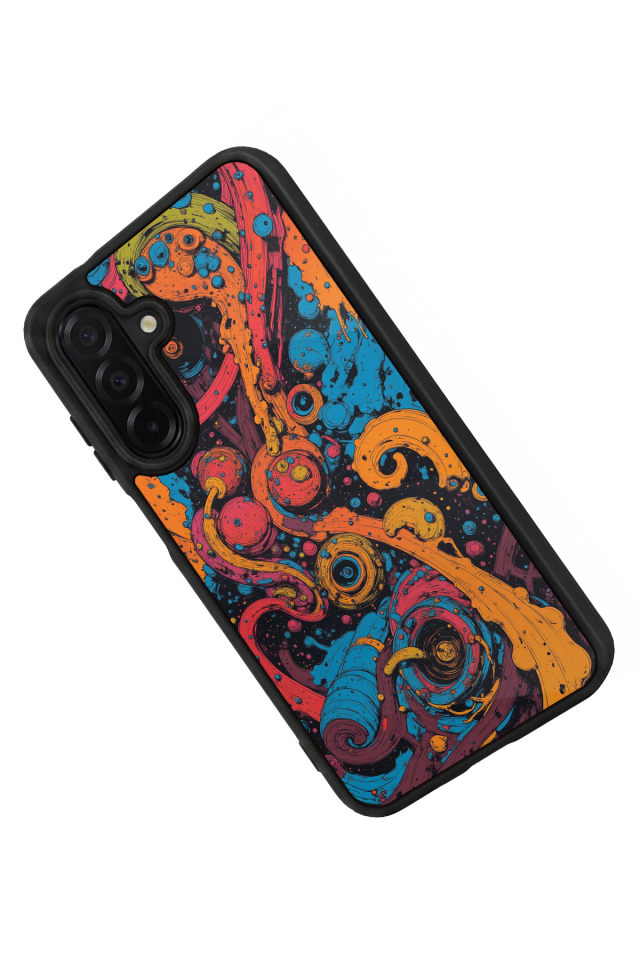 Samsung Galaxy A56 Uyumlu Abstract Tasarımlı Glossy Premium Kılıf