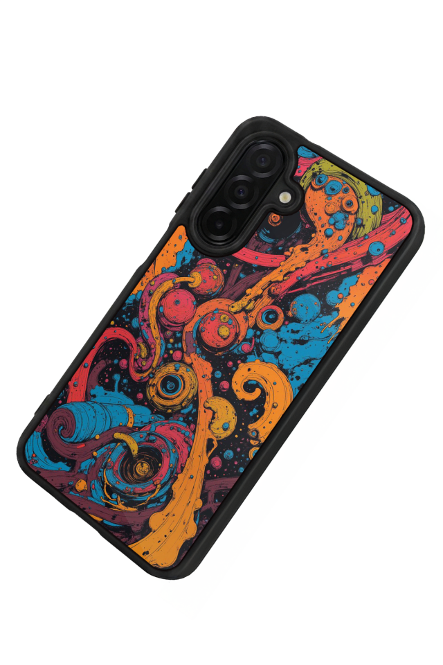 Samsung Galaxy A56 Uyumlu Abstract Tasarımlı Glossy Premium Kılıf