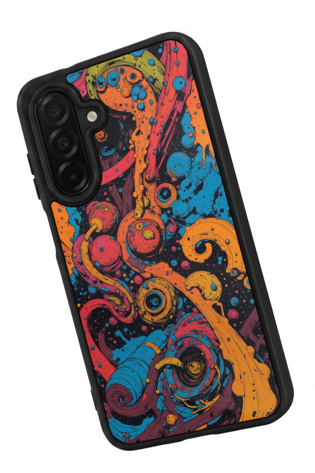 Samsung Galaxy A56 Uyumlu Abstract Tasarımlı Glossy Premium Kılıf