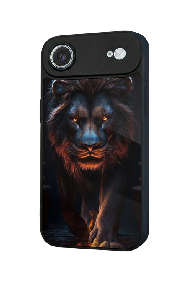 iPhone 17 Air Uyumlu Aslan Tasarımlı Glossy Premium Kılıf