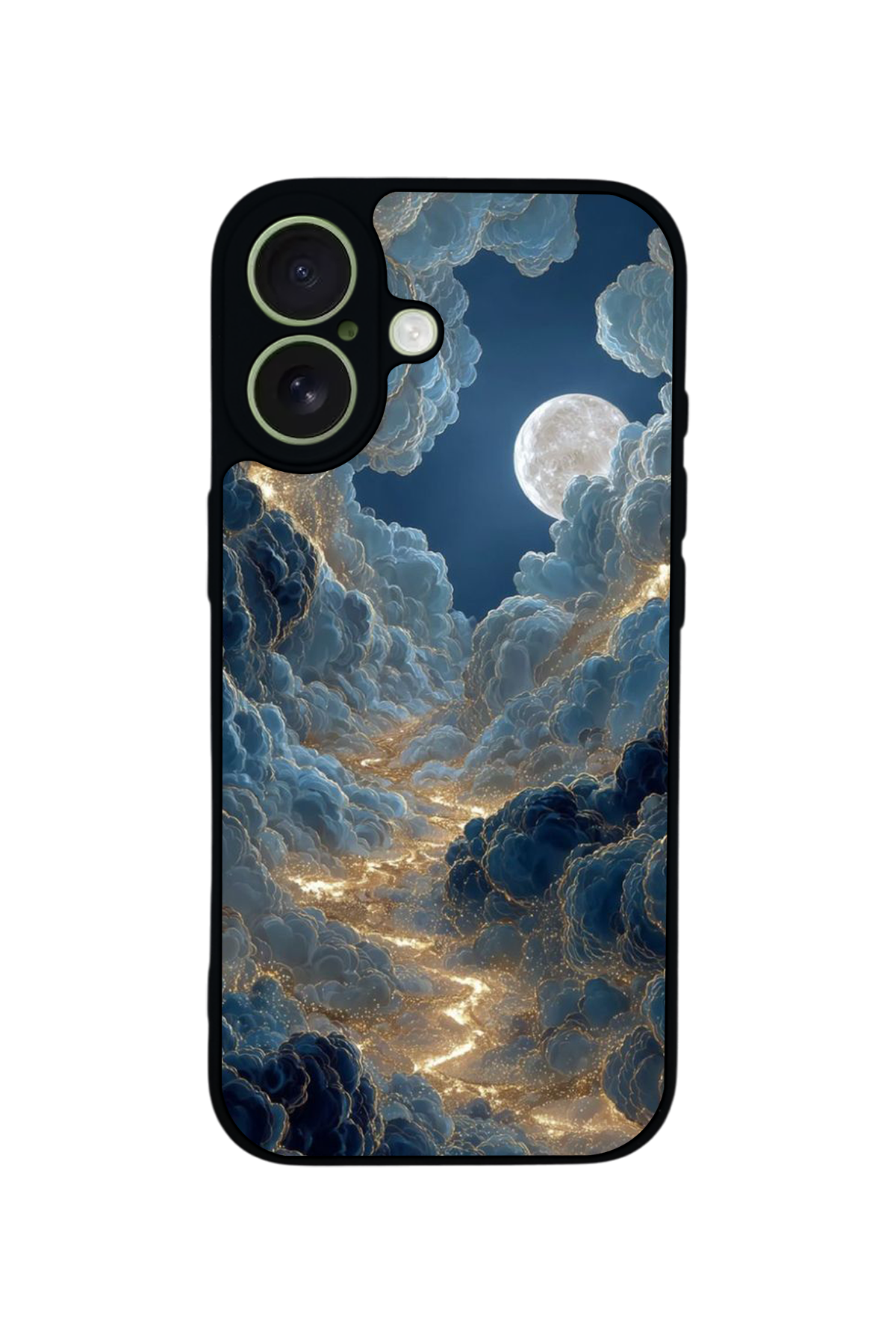 iPhone 17 Uyumlu Ay Tasarımlı Glossy Premium Kılıf