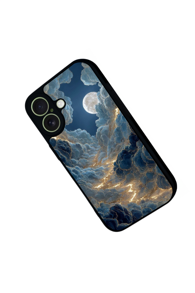 iPhone 17 Uyumlu Ay Tasarımlı Glossy Premium Kılıf