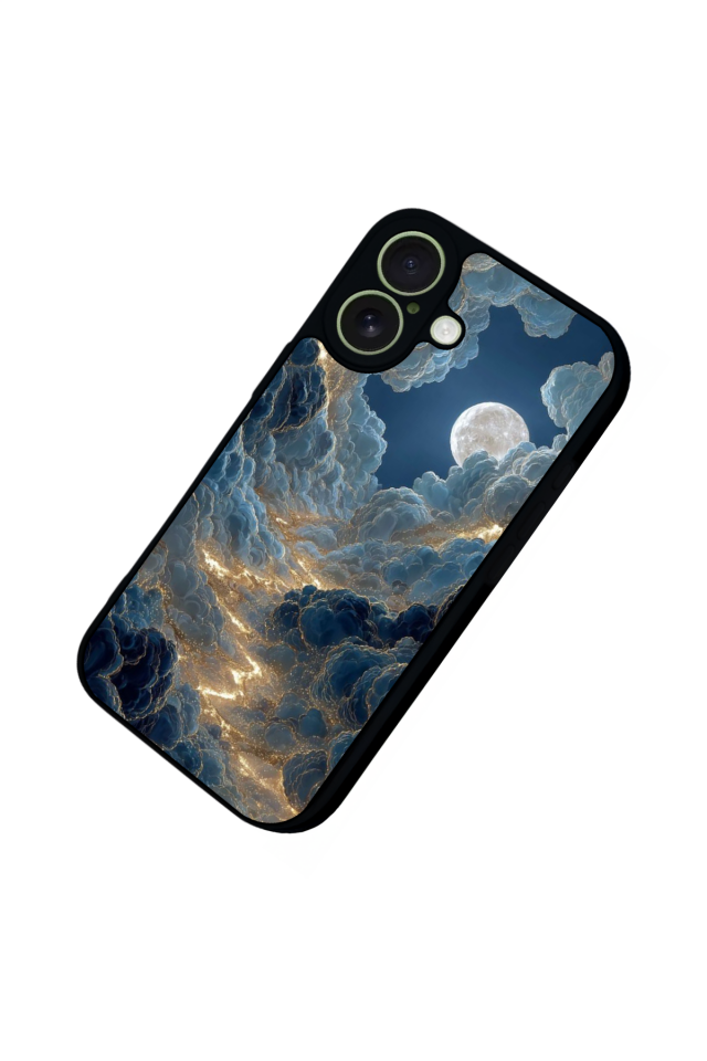 iPhone 17 Uyumlu Ay Tasarımlı Glossy Premium Kılıf