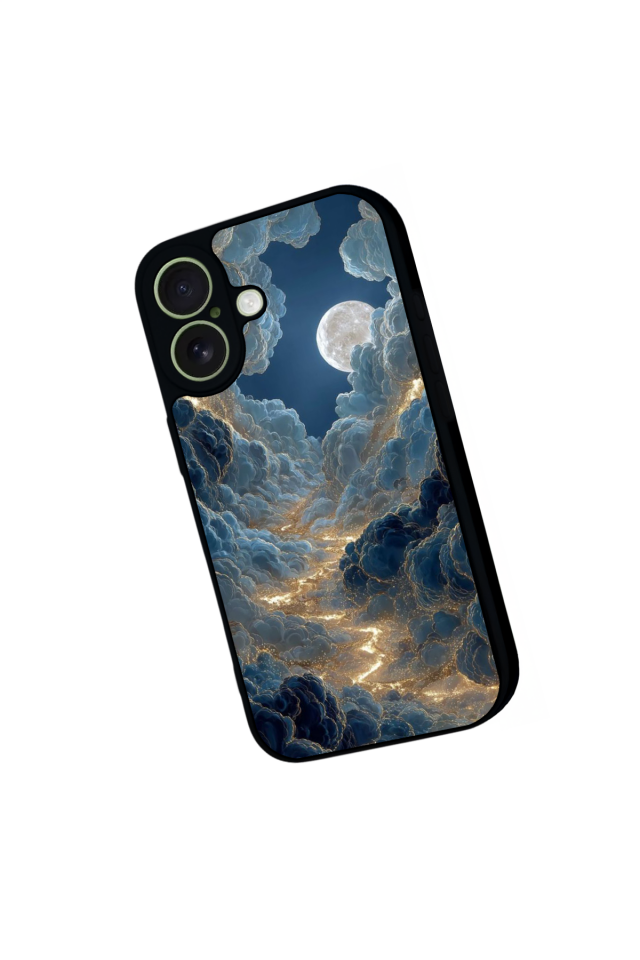 iPhone 17 Uyumlu Ay Tasarımlı Glossy Premium Kılıf