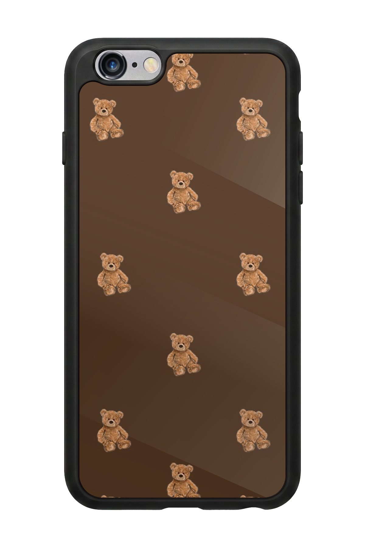 iPhone 6 Plus Uyumlu Ayı Tasarımlı Glossy Premium Kılıf