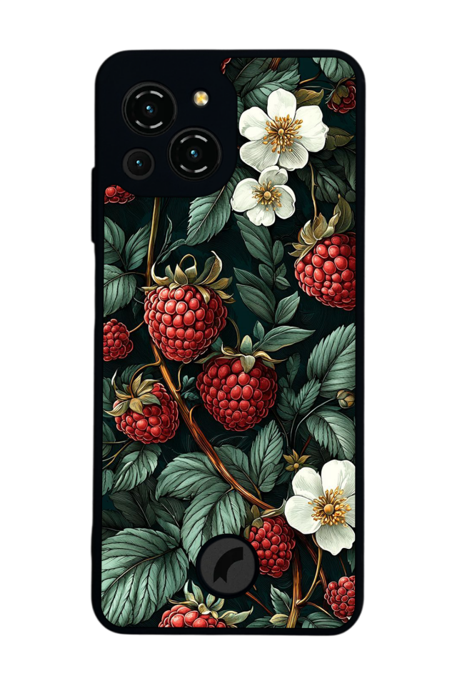 Reeder S23 Pro Max Uyumlu Botanik Tasarımlı Glossy Premium Kılıf