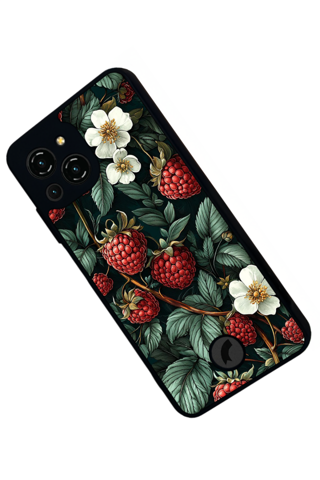 Reeder S23 Pro Max Uyumlu Botanik Tasarımlı Glossy Premium Kılıf