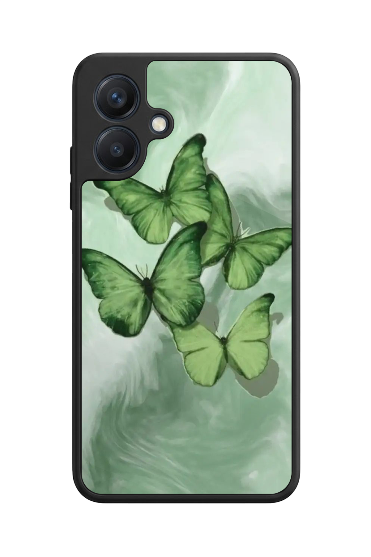 Samsung Galaxy A07 Uyumlu Kelebek Tasarımlı Glossy Premium Kılıf