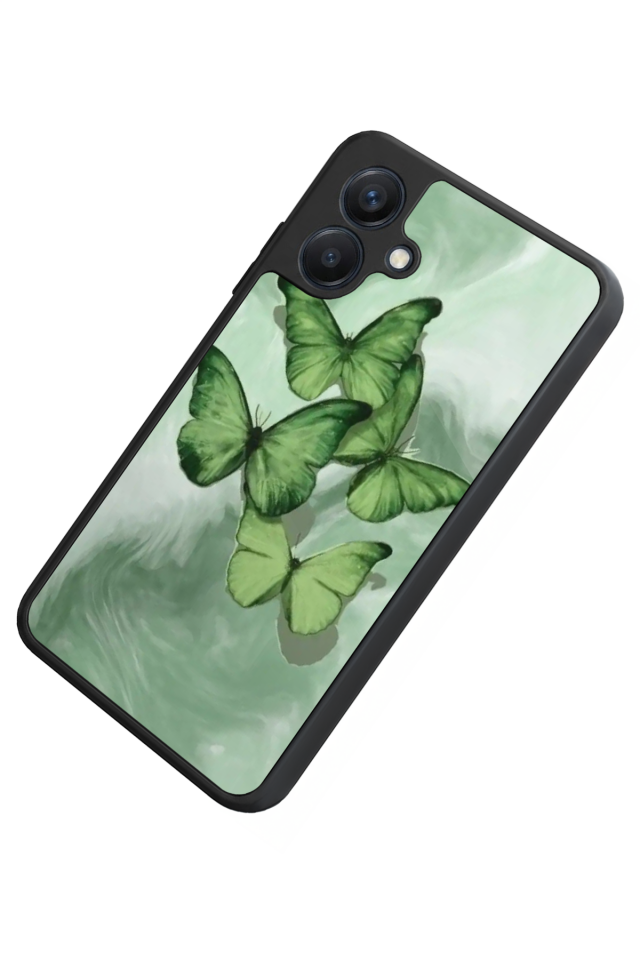 Samsung Galaxy A07 Uyumlu Kelebek Tasarımlı Glossy Premium Kılıf