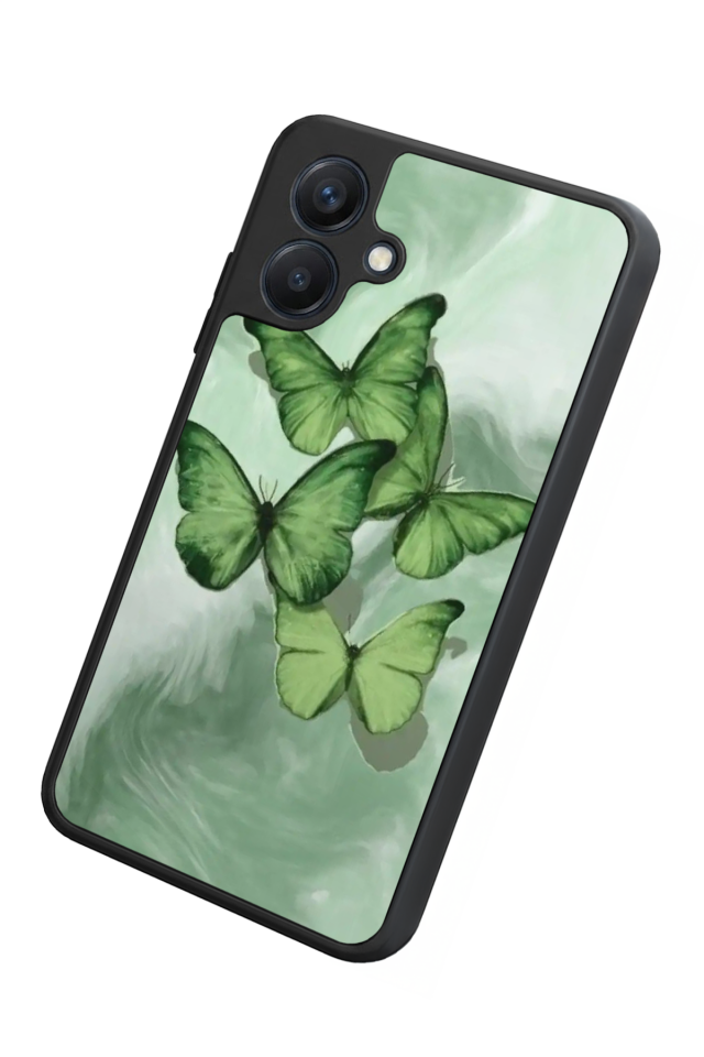 Samsung Galaxy A07 Uyumlu Kelebek Tasarımlı Glossy Premium Kılıf