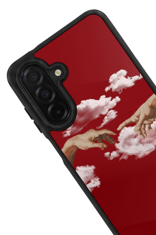 Samsung Galaxy A36 Uyumlu Kirmizi Tasarımlı Glossy Premium Kılıf