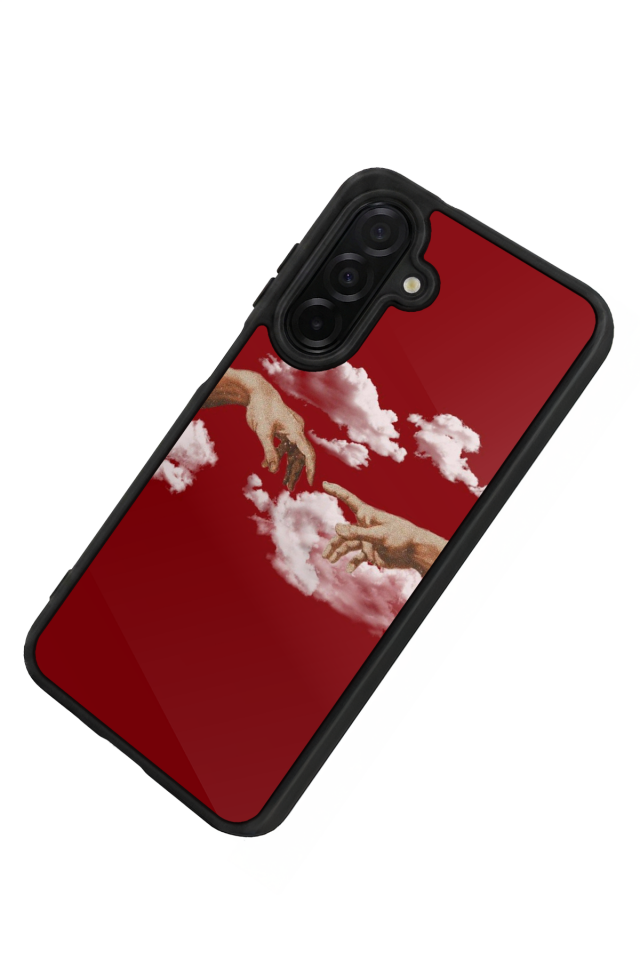 Samsung Galaxy A36 Uyumlu Kirmizi Tasarımlı Glossy Premium Kılıf