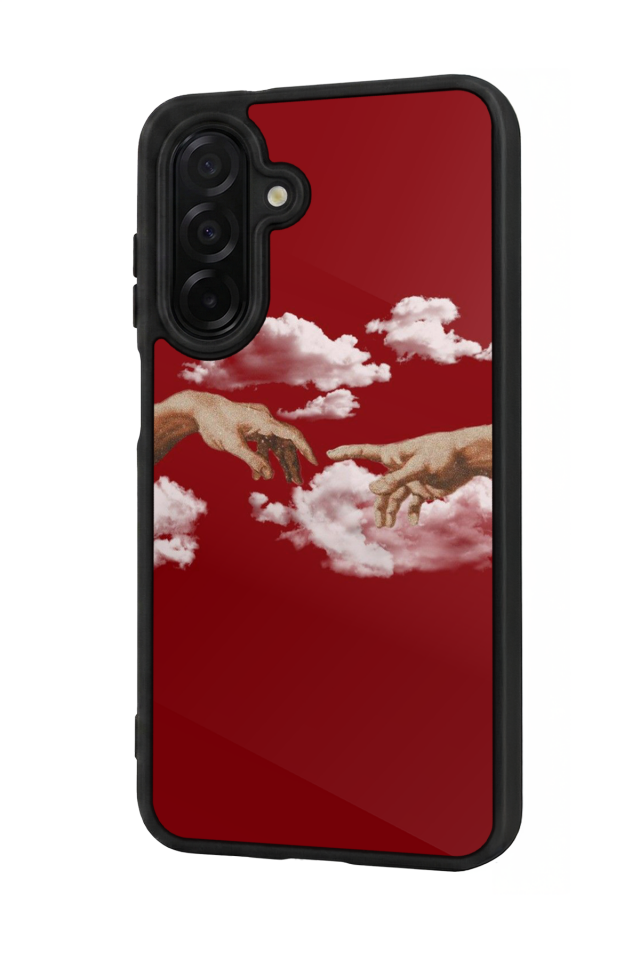 Samsung Galaxy A36 Uyumlu Kirmizi Tasarımlı Glossy Premium Kılıf