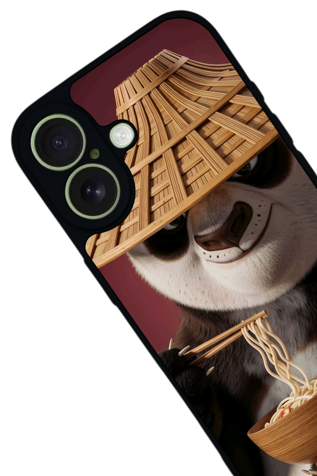 iPhone 17 Uyumlu Kung Fu Panda Tasarımlı Glossy Premium Kılıf