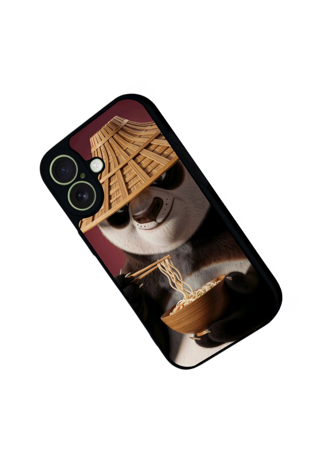 iPhone 17 Uyumlu Kung Fu Panda Tasarımlı Glossy Premium Kılıf