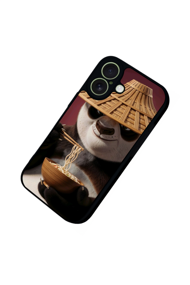iPhone 17 Uyumlu Kung Fu Panda Tasarımlı Glossy Premium Kılıf