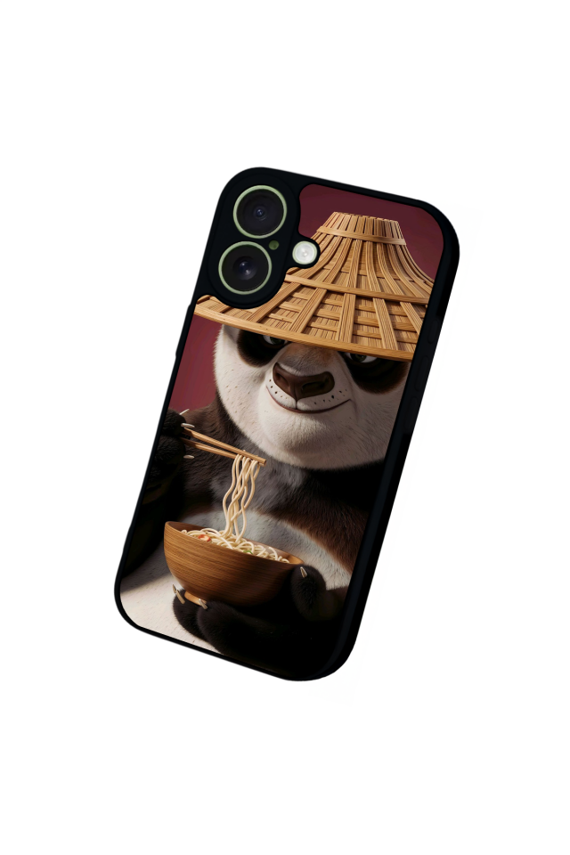 iPhone 17 Uyumlu Kung Fu Panda Tasarımlı Glossy Premium Kılıf