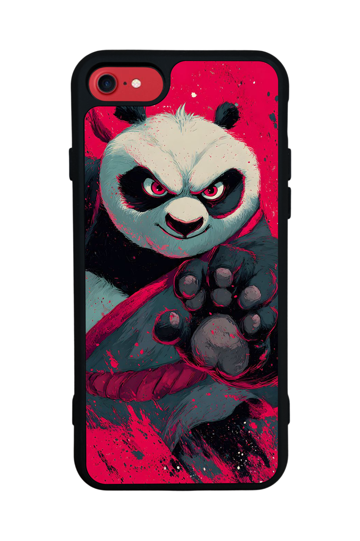 iPhone 7 Uyumlu Kung Fu Panda Tasarımlı Glossy Premium Kılıf