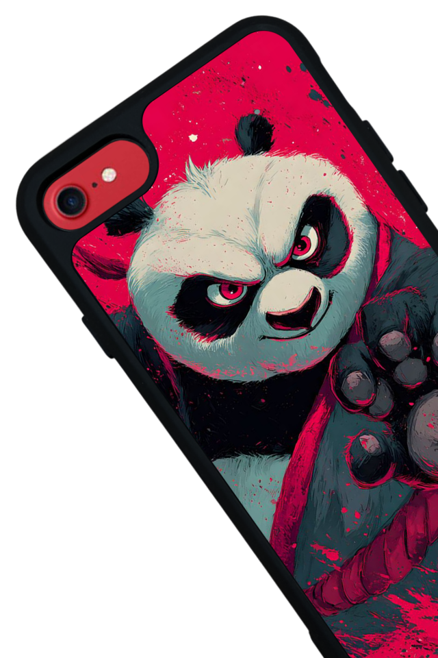 iPhone 7 Uyumlu Kung Fu Panda Tasarımlı Glossy Premium Kılıf