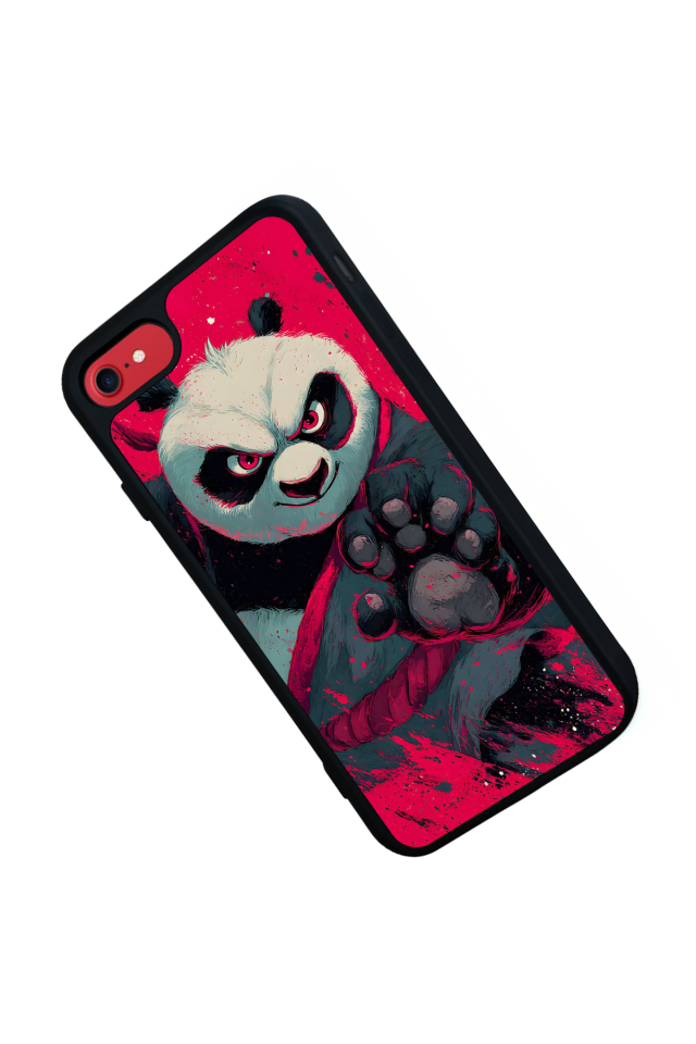 iPhone 7 Uyumlu Kung Fu Panda Tasarımlı Glossy Premium Kılıf