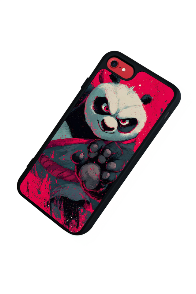 iPhone 7 Uyumlu Kung Fu Panda Tasarımlı Glossy Premium Kılıf