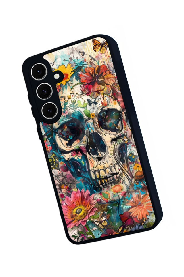 Samsung Galaxy S24 FE Uyumlu KuruKafa Tasarımlı Glossy Premium Kılıf