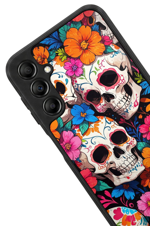 Samsung Galaxy A14 Uyumlu KuruKafa Tasarımlı Glossy Premium Kılıf