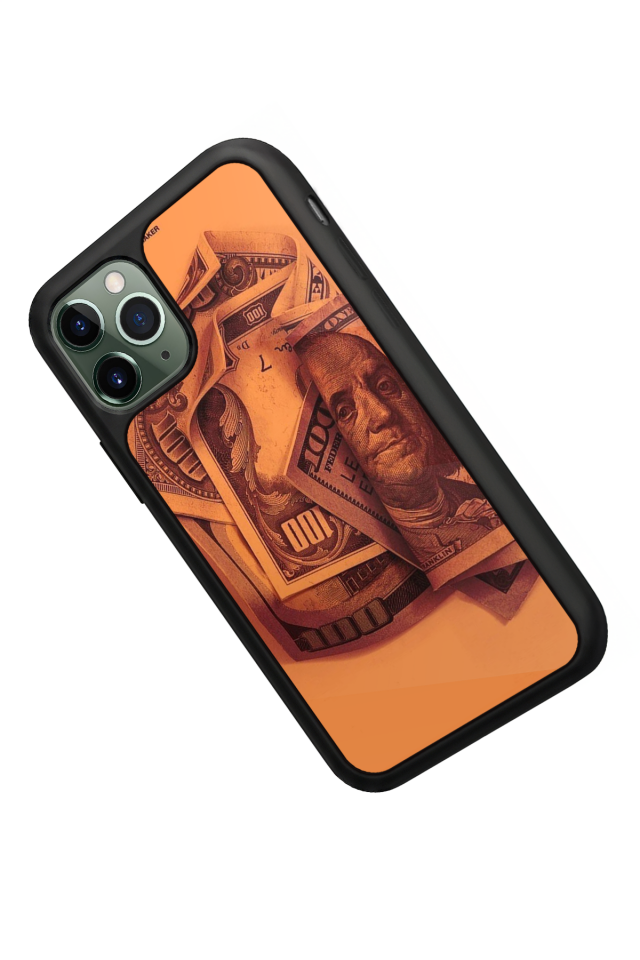 iPhone 11 Pro Max Uyumlu Money Para Tasarımlı Glossy Premium Kılıf