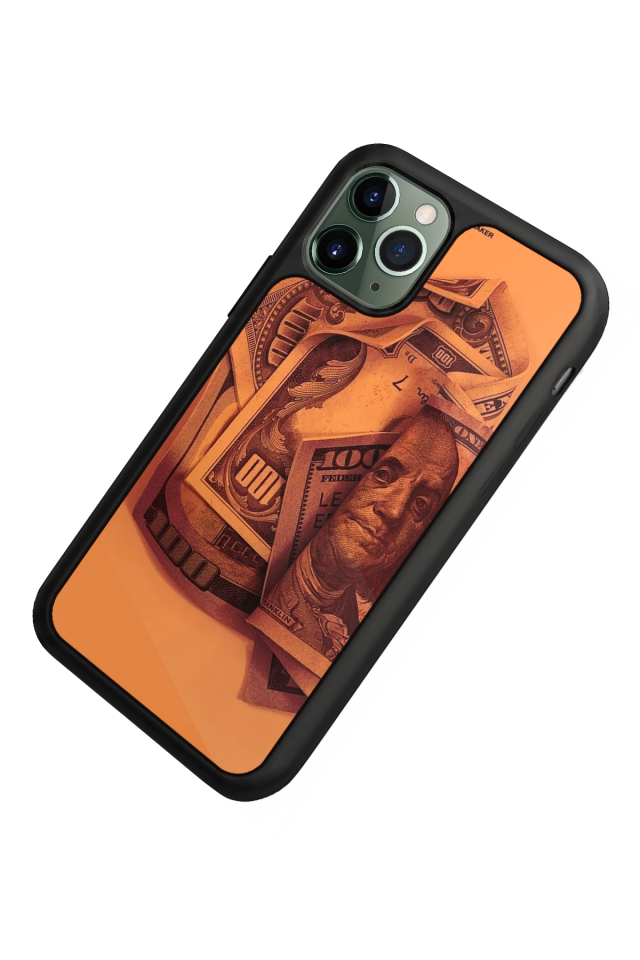 iPhone 11 Pro Max Uyumlu Money Para Tasarımlı Glossy Premium Kılıf