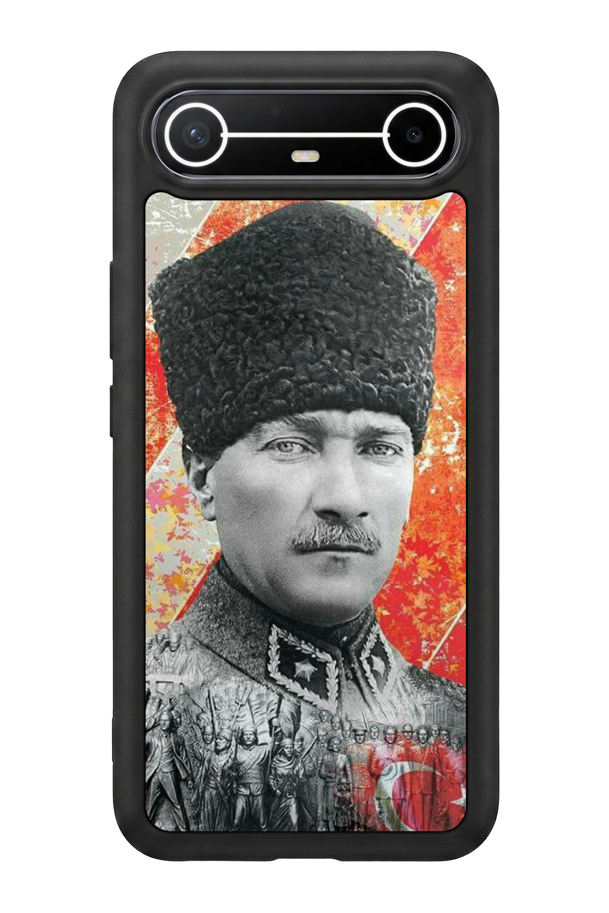 Tecno Spark Slim 5G Uyumlu Mustafa Kemal Ataturk Tasarımlı Glossy Premium Kılıf
