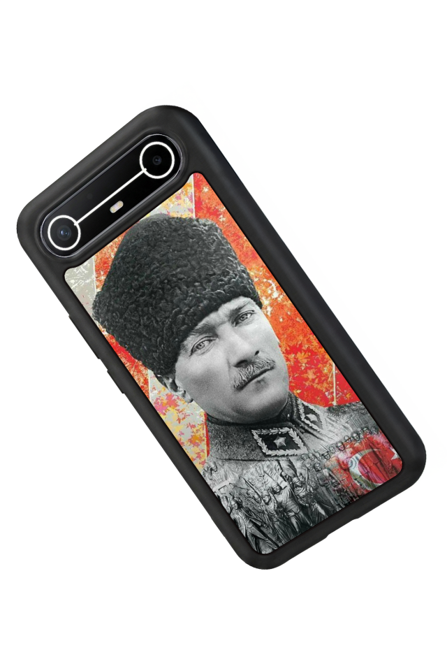 Tecno Spark Slim 5G Uyumlu Mustafa Kemal Ataturk Tasarımlı Glossy Premium Kılıf