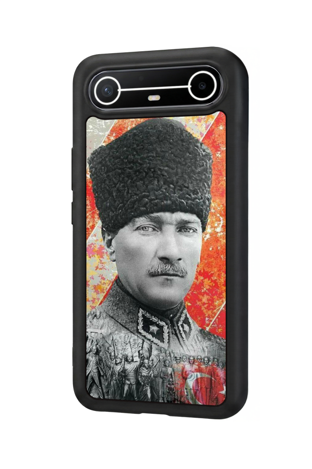 Tecno Spark Slim 5G Uyumlu Mustafa Kemal Ataturk Tasarımlı Glossy Premium Kılıf